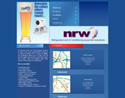 NRW locator map in website