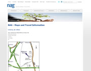 NAG website screenshot