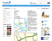 Prefs locator map in website