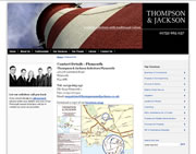 Thompson & Jackson location map in website