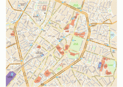 Brussels street map