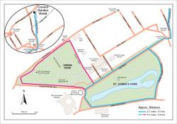 The Covent Garden Hotel jogging map