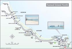 Koh Samed - One of 5 resort maps